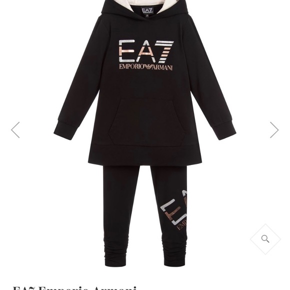 New w/Tags Emporium Armani EA7 Girls Tracksuit - Picture 1 of 8